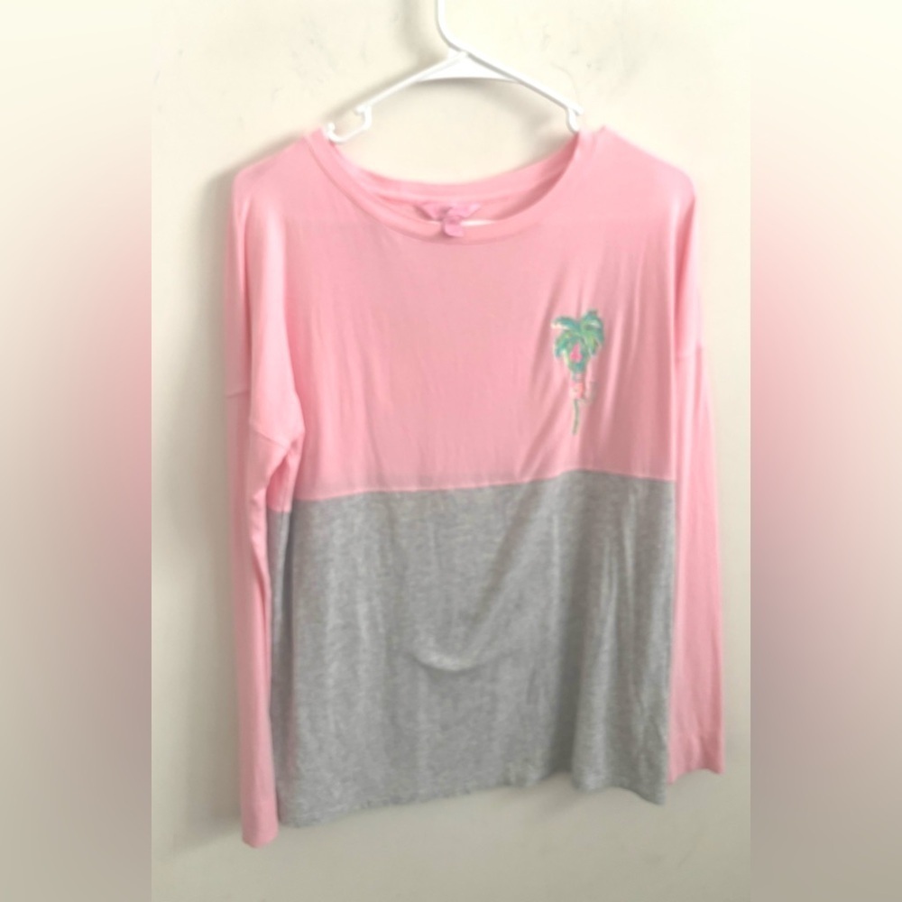 Lilly Pulitzer Finn T-Shirt Women’s Size XS Tee Viva La Lilly Colorblock